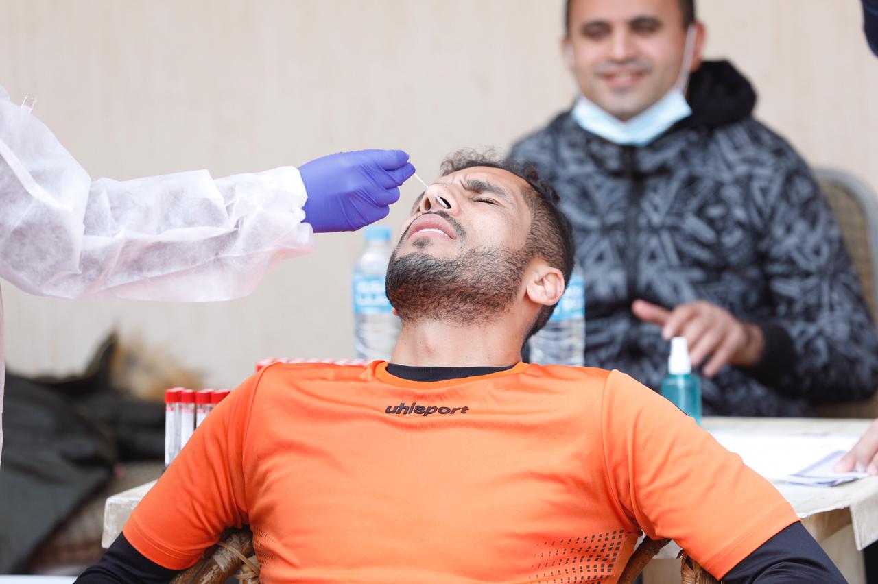 مسحة طبية للاعبو البنك الاهلى (2)