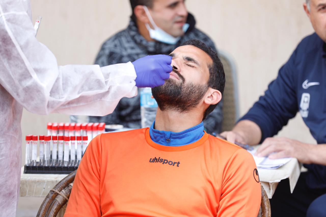 مسحة طبية للاعبو البنك الاهلى (1)