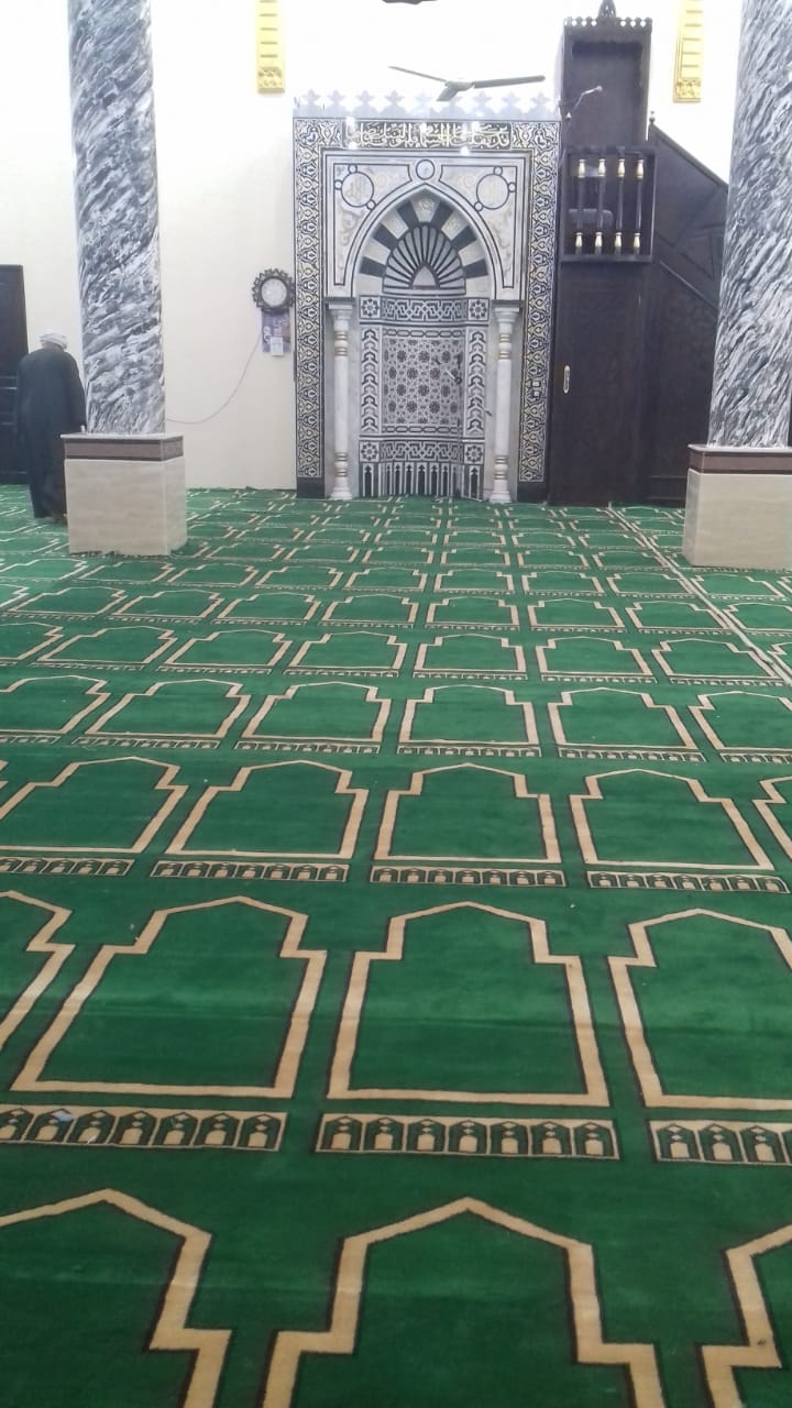 تجهيزات مسجد بلال بن رباح بمنشاة العمارى قبل افتتاحه
