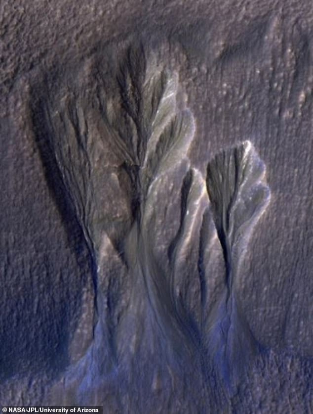 صور جليد المريخ
