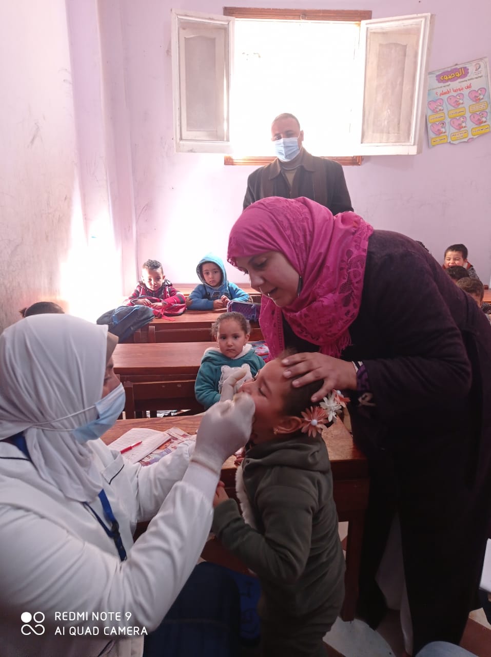 حملة التطعيم ضد شلل الاطفال بالبحيرة (1)