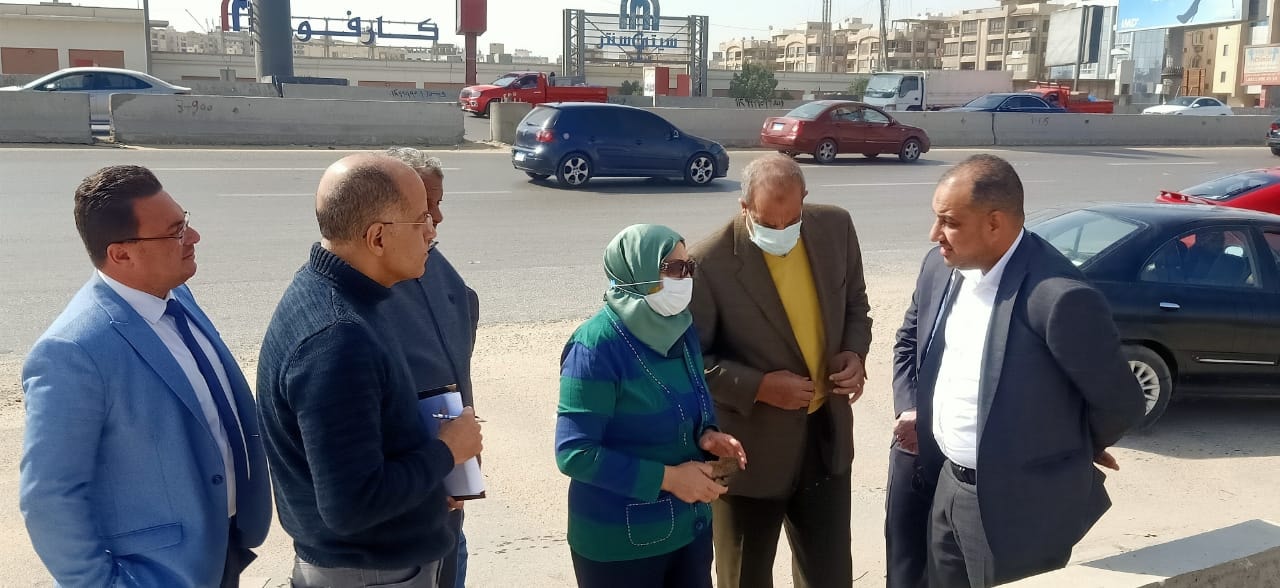 نائب محافظ القاهرة تتفقد تطوير شارع الزهراء (3)