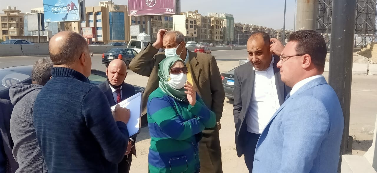 نائب محافظ القاهرة تتفقد تطوير شارع الزهراء (4)