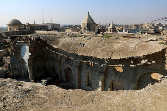 دمار كنائس الموصل