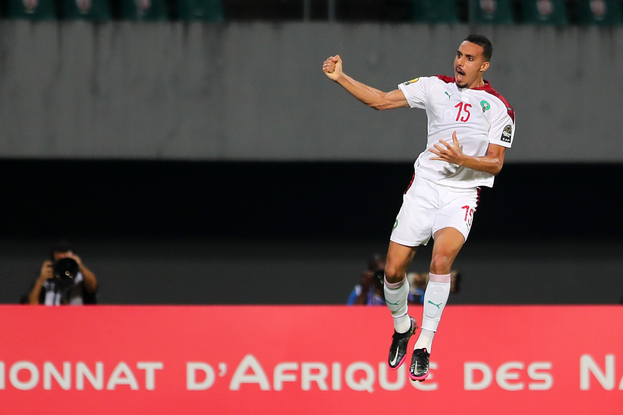 فرحة هدف المغرب
