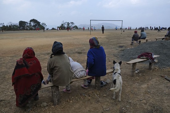كرة القدم هي اللعبة الشعبية في ولايات شمال شرق الهند