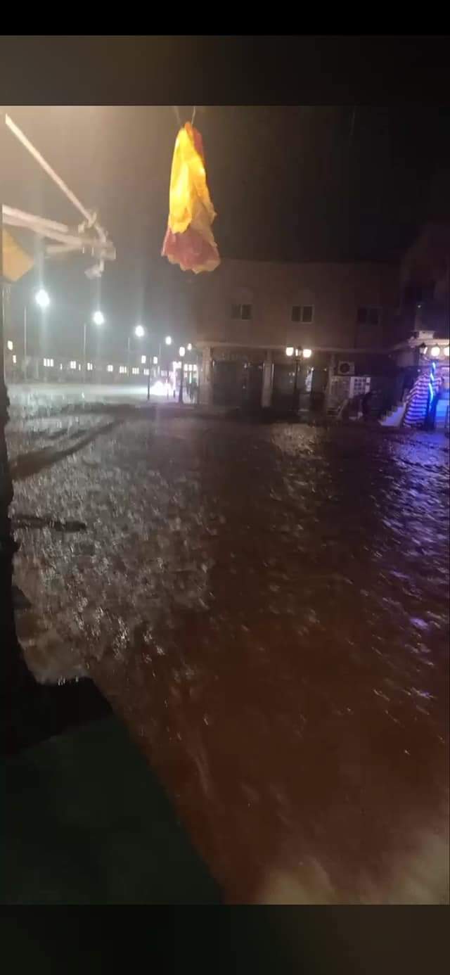 سيول تغرق شوارع مدينة شرم الشيخ (3)