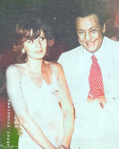 يسرا فى صورة نادرة مع الدنجوان رشدى أباظة منذ أكثر من 40 عامًا - اليوم  السابع
