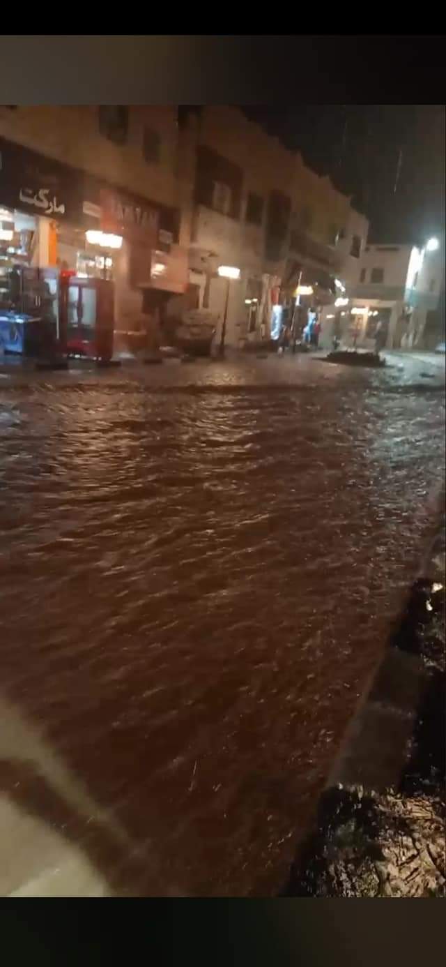 السيول تغرق مدينة شرم الشيخ  (4)