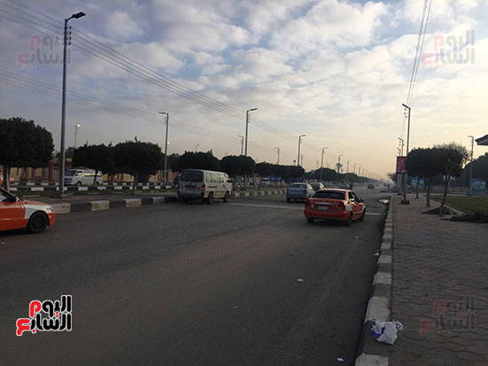حالة الطقس والسيولة المرورية على طريق الإسماعيلية - القاهرة (13)