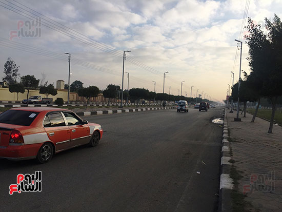 حالة الطقس والسيولة المرورية على طريق الإسماعيلية - القاهرة (11)
