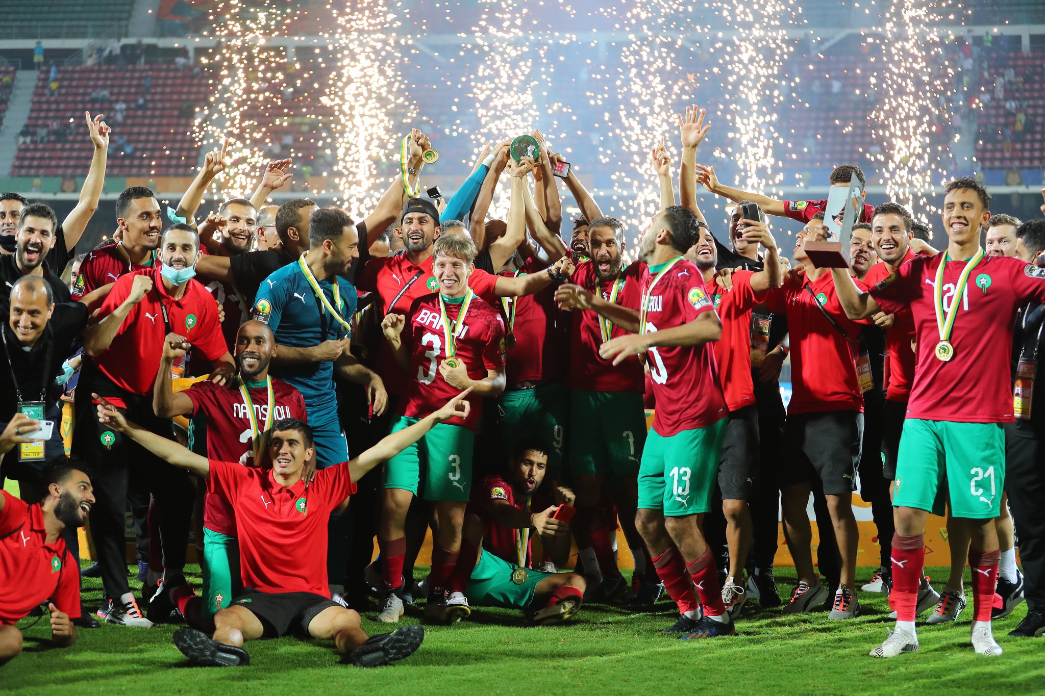 منتخب المغرب بطل أمم أفريقيا للمحليين