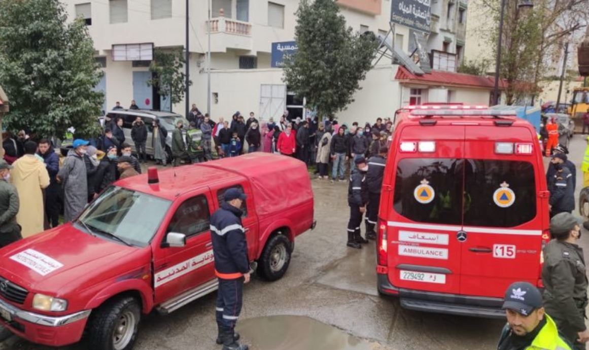 الإسعاف المغربي في محيط الحادث