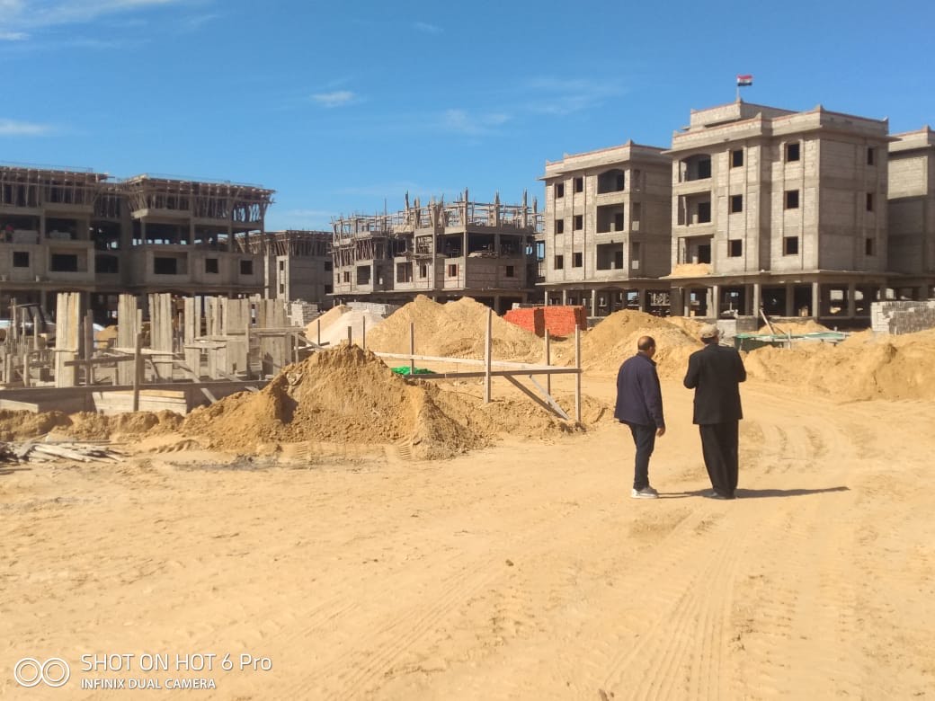 العمل على قدم وساق لإنهاء الوحدات السكنية لأهالي سيناء (4)