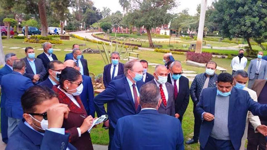 سفير الاتحاد الأوروبى لدى مصر يزور متاحف الرى بالقناطر الخيرية (8)