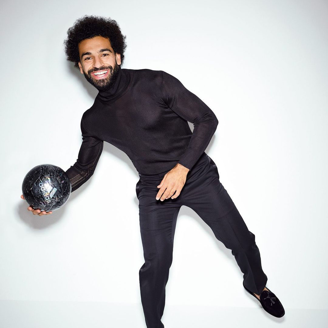 محمد صلاح في إطلالة جديدة