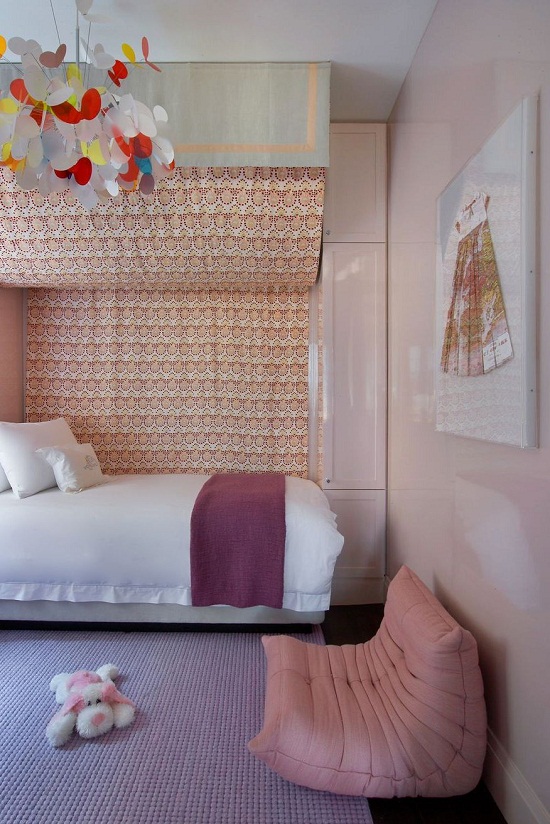 ديكور غرف نوم للبنات..ألوان وردية