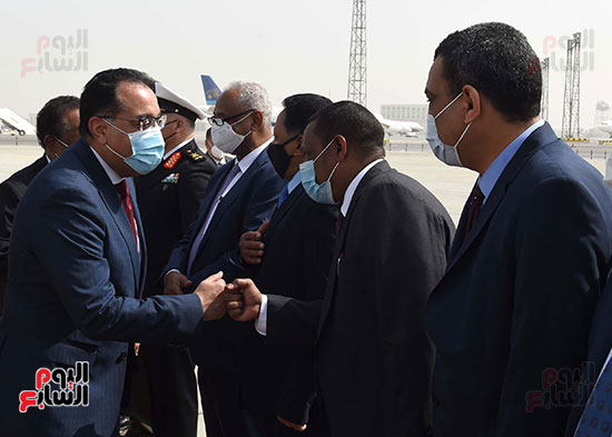 رئيس الوزراء والوفد السودانى