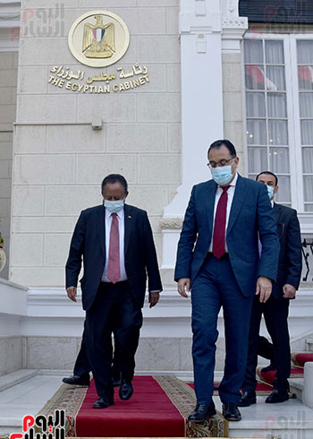 رئيس الوزراء بمؤتمر صحفى مع نظيره السودانى (3)