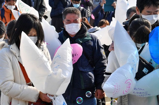 نعت اليابان حوالي 20 ألف ضحية للزلزال الهائل وتسونامي