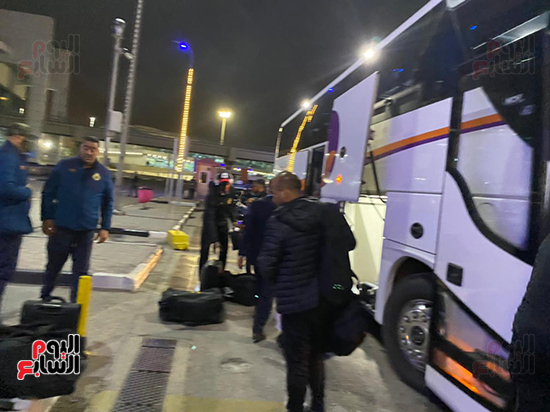 بعثة فريق الترجى التونسى تغادر مطار القاهرة  (7)