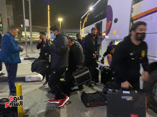 بعثة فريق الترجى التونسى تغادر مطار القاهرة  (11)