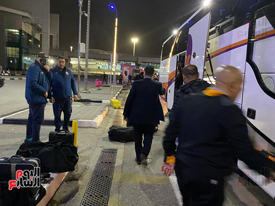 بعثة فريق الترجى التونسى تغادر مطار القاهرة  (10)