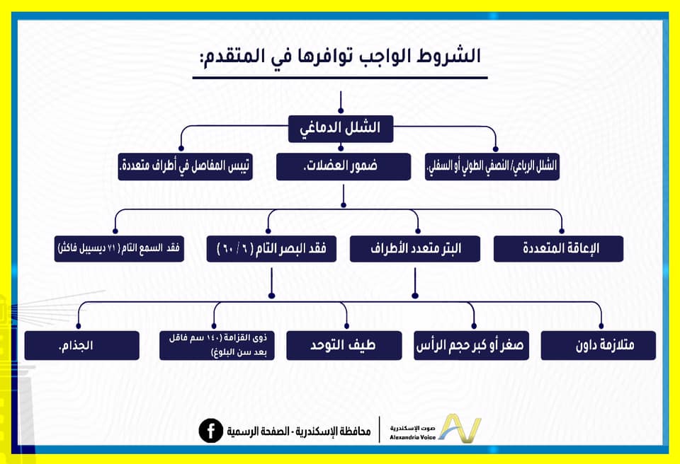 شروط الحصول على بطاقة ذوى الهمم بالاسكندرية  (3)