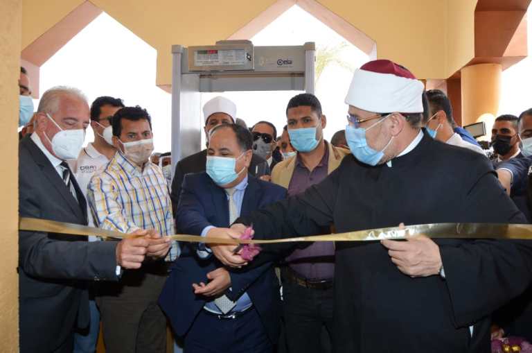 افتتاح مسجد السلام بمدينة الطور