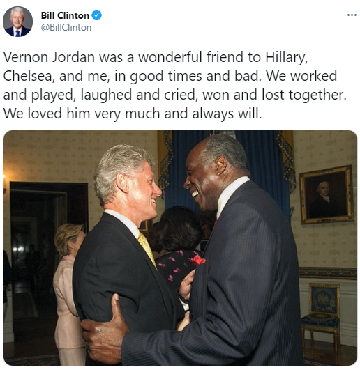 بيل كلينتون عبر تويتر