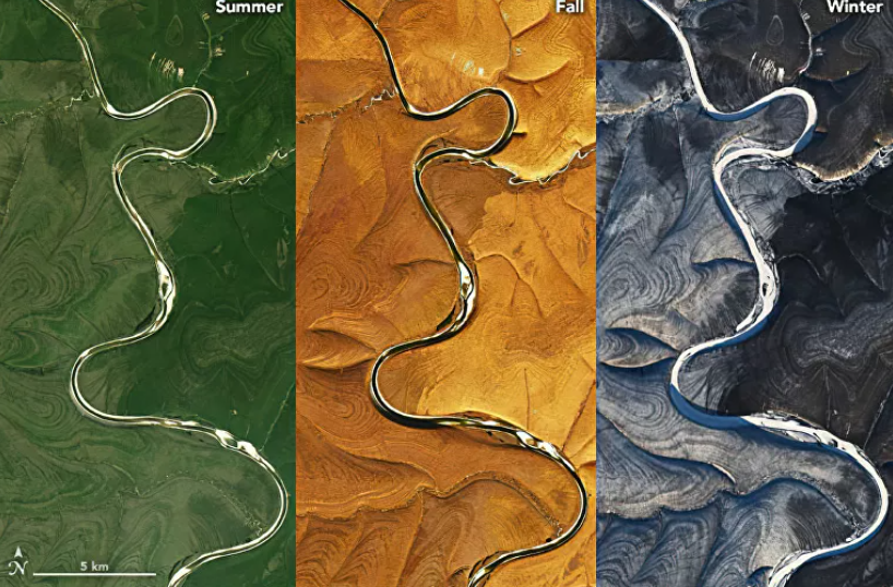 نهر مارخا فى الفصول المحتلفة نهر مارخا فى الفصول المحتلفة