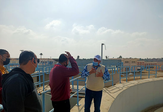 جانب من مشرعات مياه-تعمل على ارض سيناء