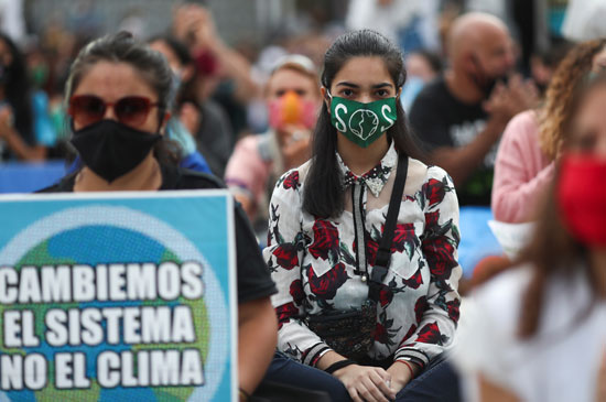 نشطاء المناخ فى الأرجنتين