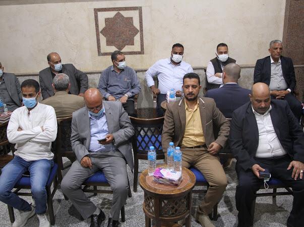 النائب حسام المندوه يتلقى عزاء خاله فى الحامدية الشاذلية بحضور قيادات برلمانية (1)