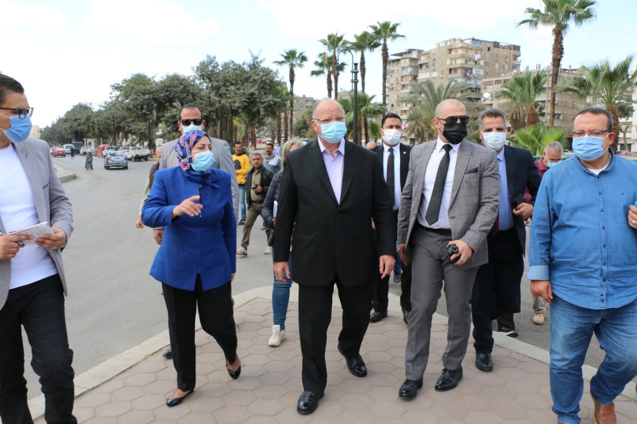 محافظ القاهرة يتفقد الاستعدادات النهائية لموكب المومياوات الملكية (1)