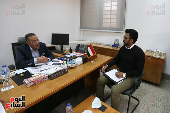 الدكتور أحمد غنيم والزميل الصحفي محمد أسعد (2)