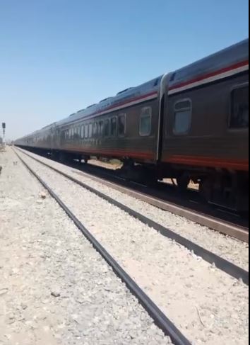 عودة حركة القطارات في موقع حادث قطار سوهاج (4)