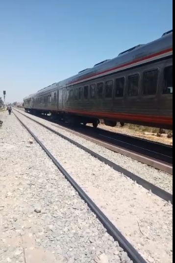 عودة حركة القطارات في موقع حادث قطار سوهاج (7)