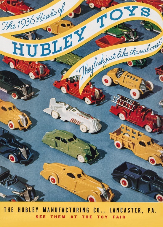 سيارات لعبة من شركة هيلبوي 1936