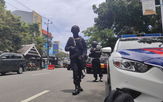 قوات الأمن فى إندونيسيا