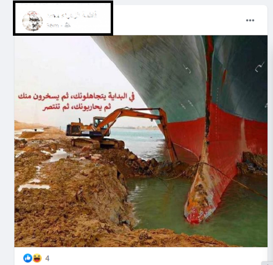 احتفاء المصريين بتحرك السفينة داخل قناة السويس (7)