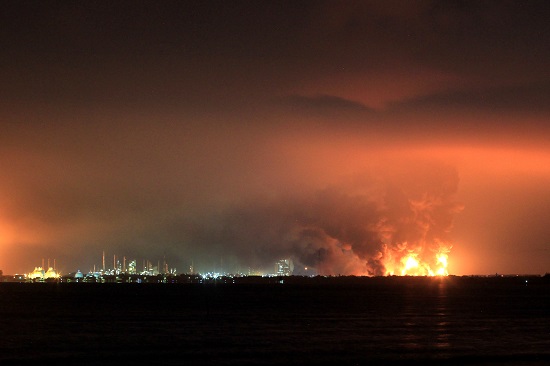 حريق النفط في إندونيسيا