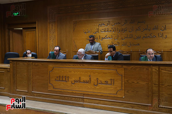 محاكمة متهمين خلية داعش حلوان الثانية (2)