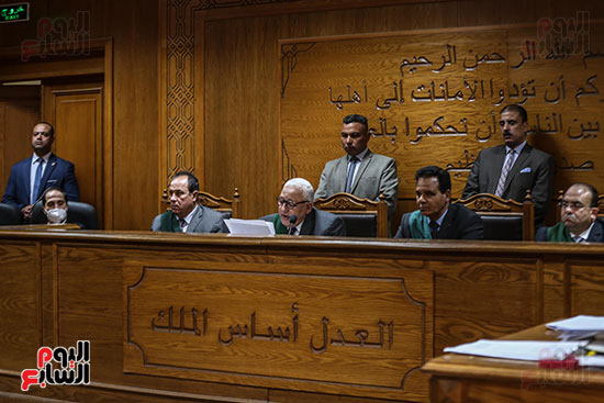 محاكمة متهمين خلية داعش حلوان الثانية (10)