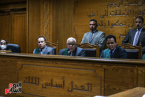محاكمة متهمين خلية داعش حلوان الثانية (17)