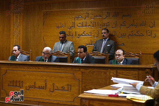 محاكمة متهمين خلية داعش حلوان الثانية (12)