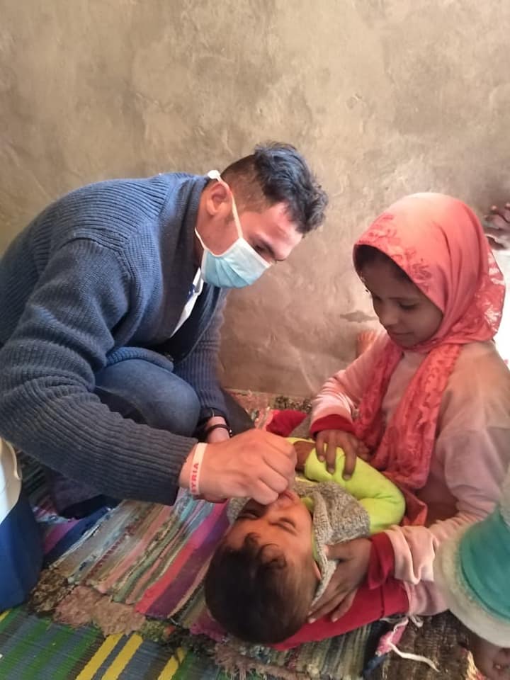 تطعيم أطفال جنوب سيناء