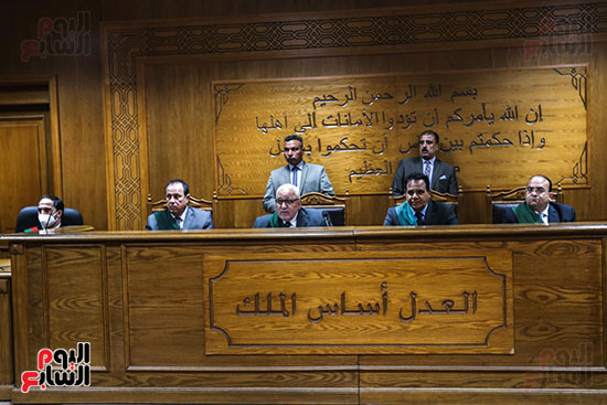 محاكمة متهمين خلية داعش حلوان الثانية (6)