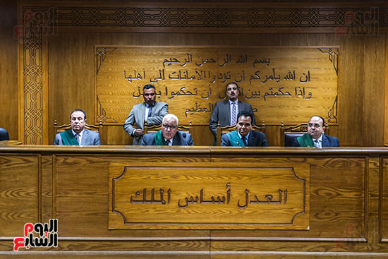 محاكمة متهمين خلية داعش حلوان الثانية (3)
