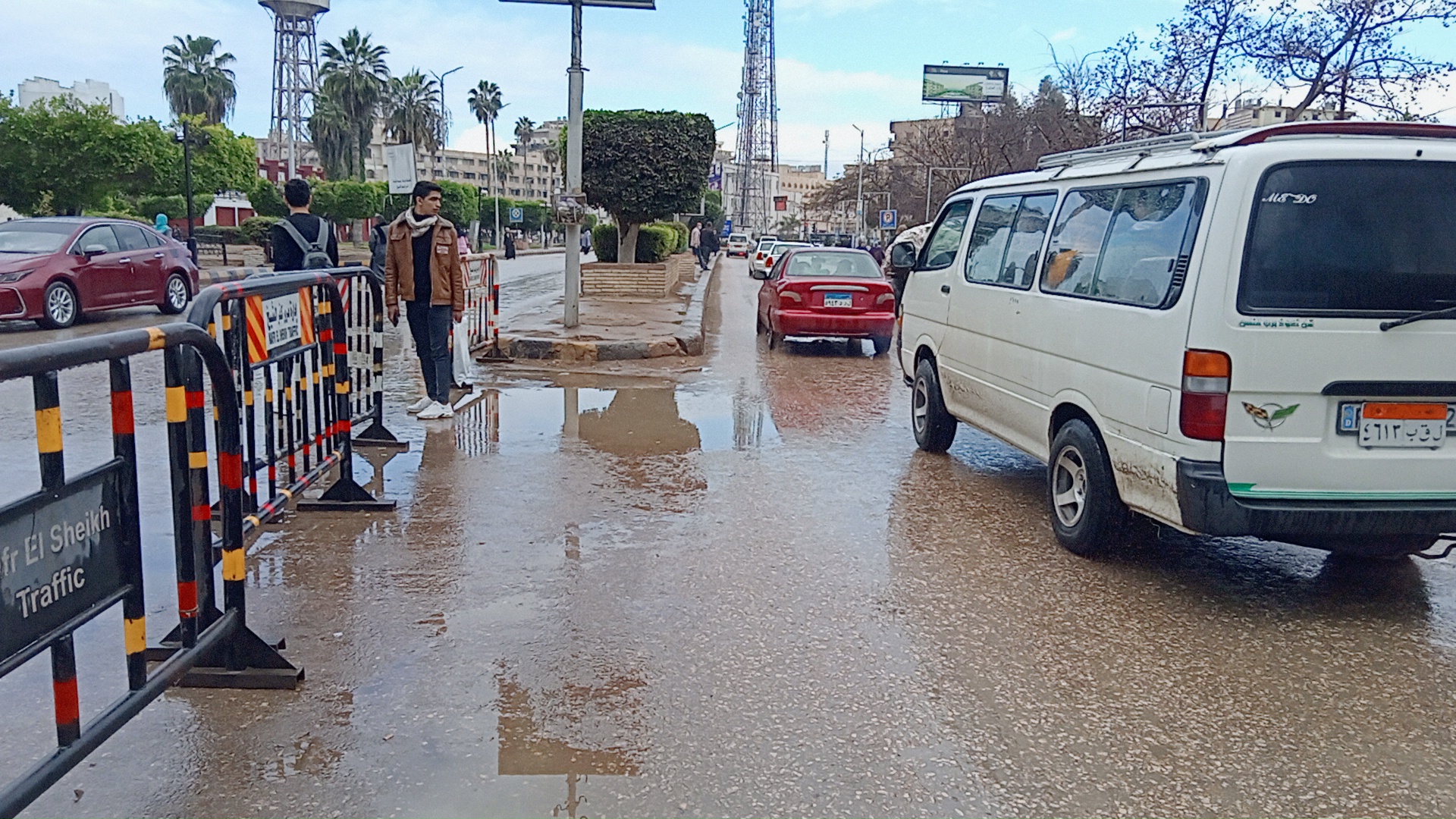 استمرار هطول الامطار على مدن وقؤرى المحافظة